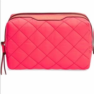 Tory Burch Small Perry Quilted Nylon Cosmetics Case
